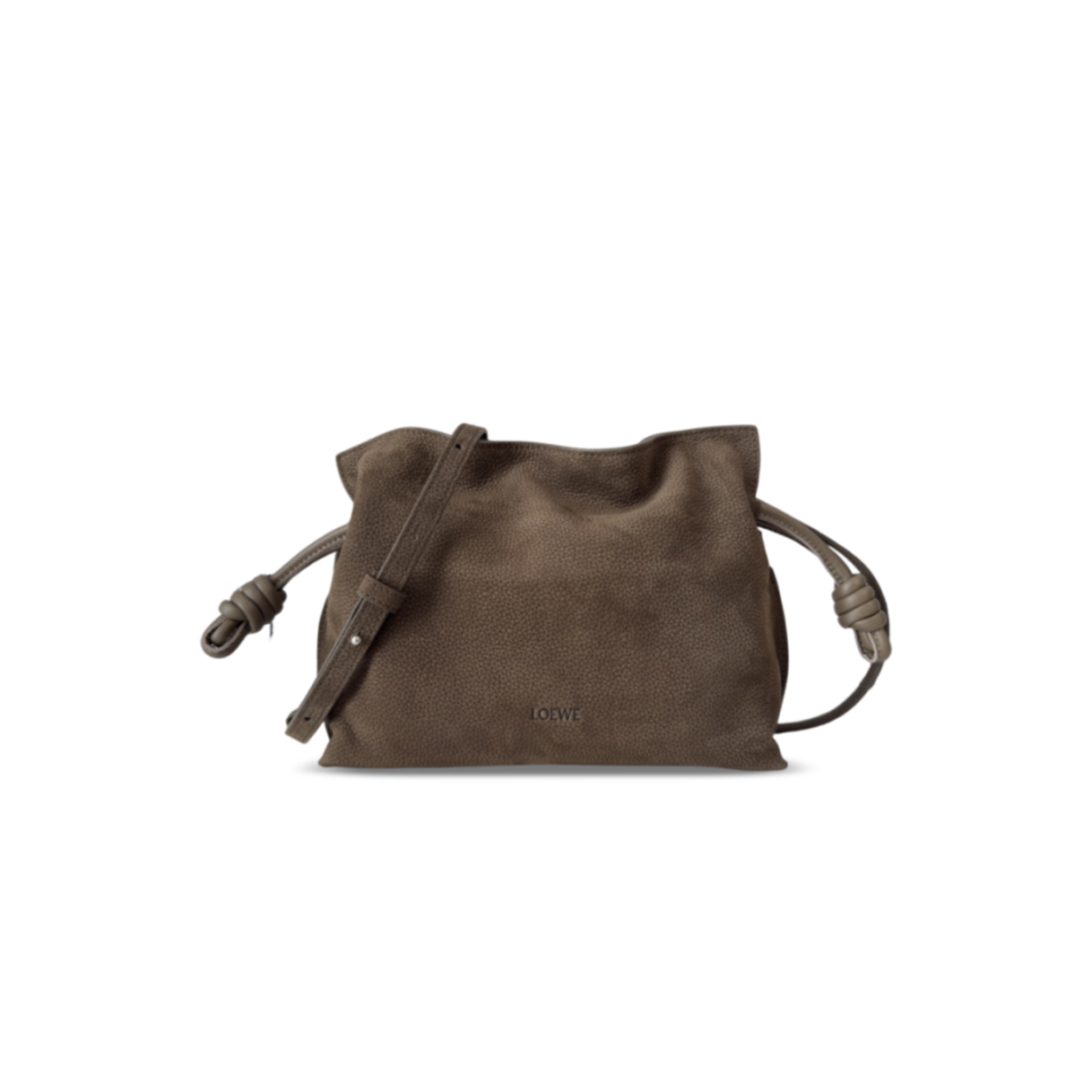 L0ew* mini flamenco clutch in grained nubuck (23*18*9cm)